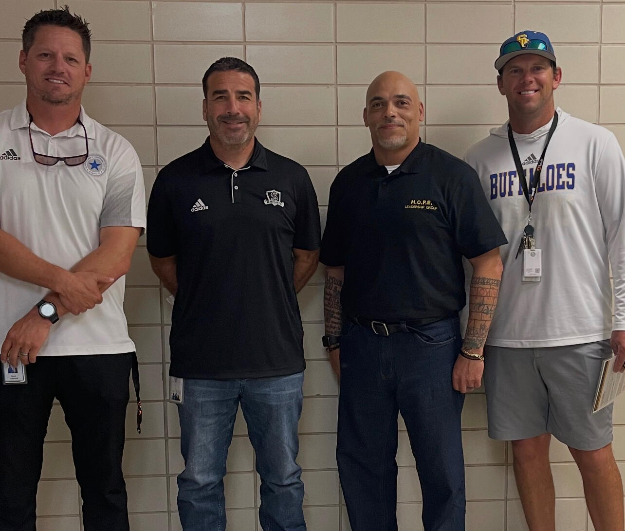 Coaches Lehnhoff, Saenz &amp; Hill